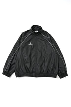 SYNTHETIC LEATHER TRACK JACKET
