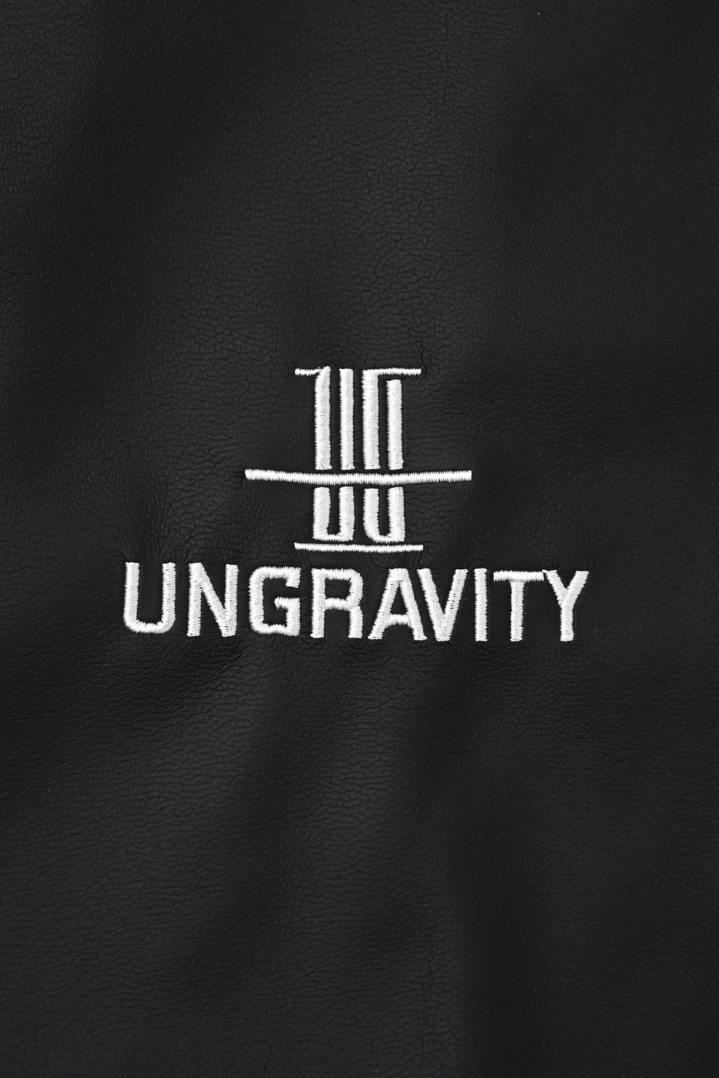 SYNTHETIC LEATHER TRACK JACKET