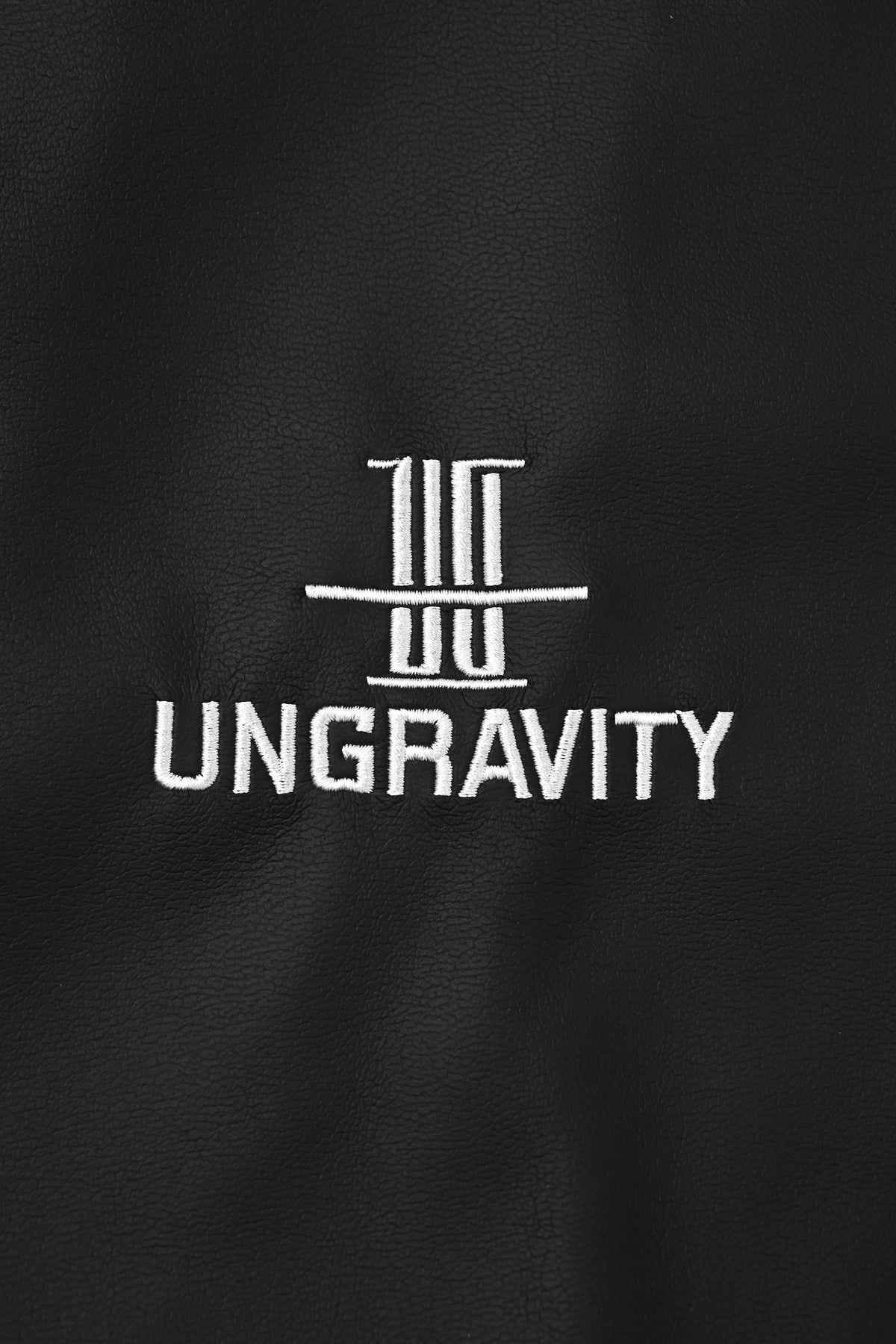 SYNTHETIC LEATHER TRACK JACKET