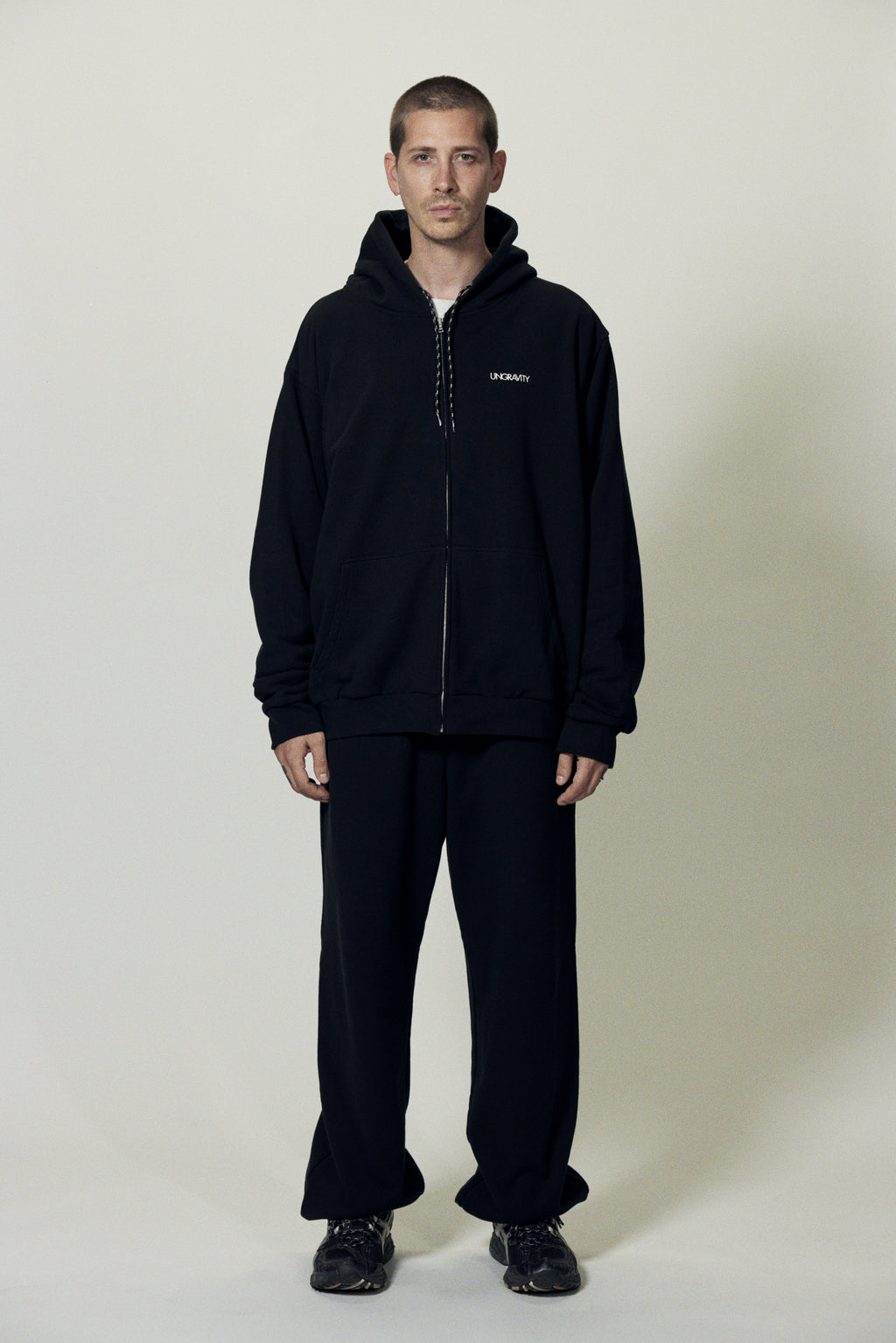 French terry ZIP UP HOODIE