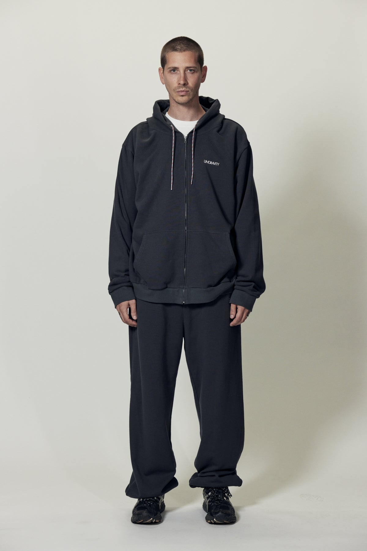 French terry ZIP UP HOODIE