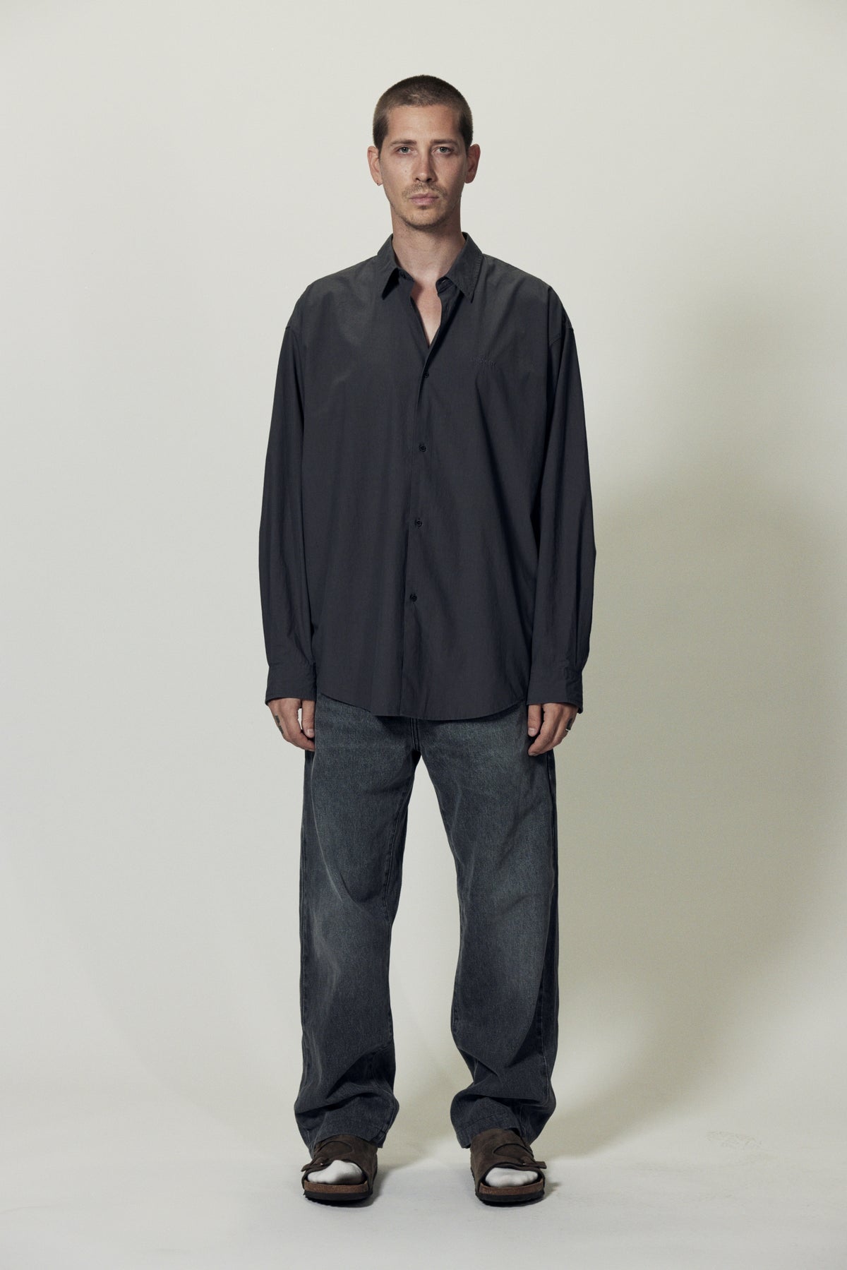 Omi-Sarashi Cotton Big Shirt