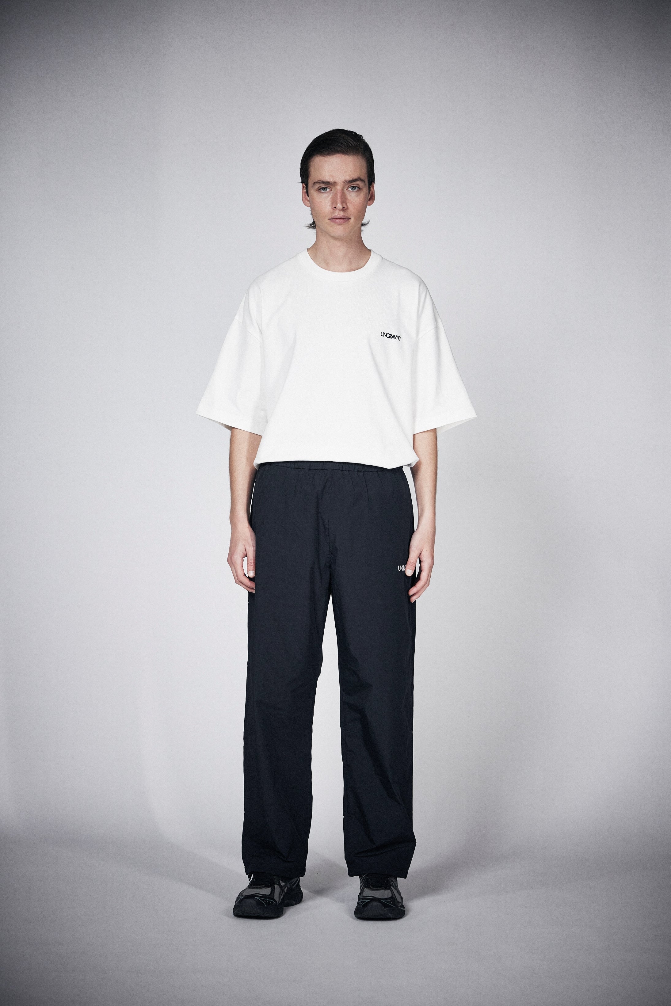 Memory Taffeta Loose Track Pants