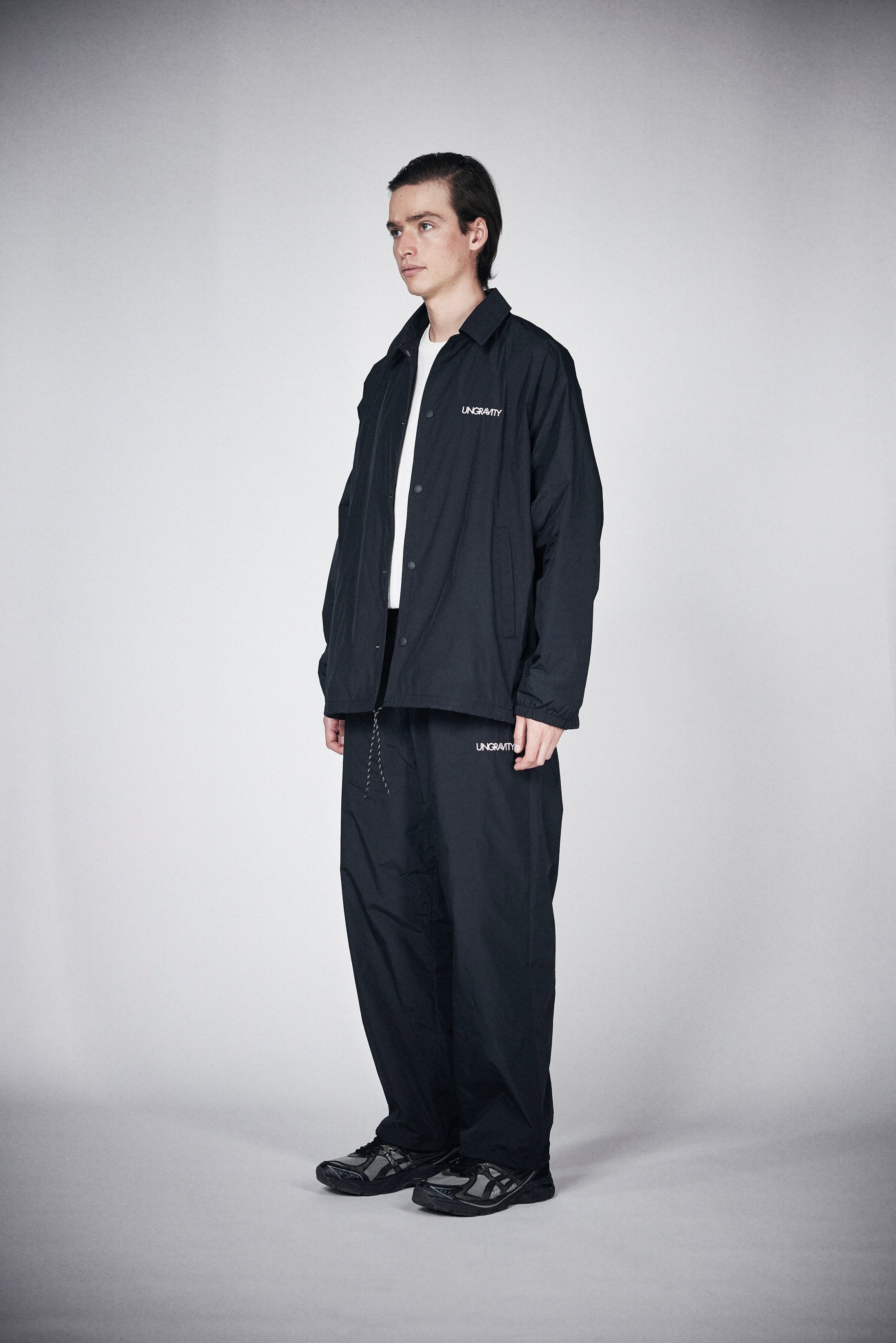 Memory Taffeta Loose Coach Jacket