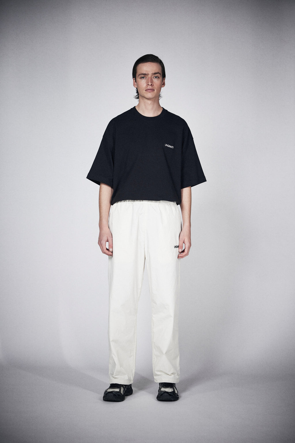 Memory Taffeta Loose Track Pants
