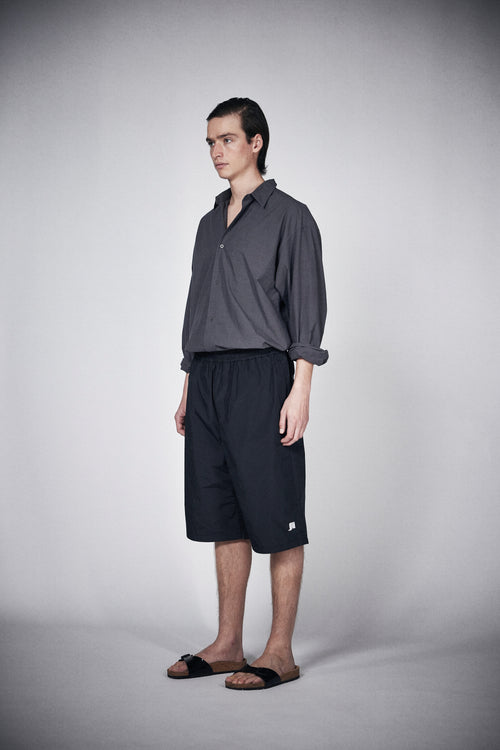 Memory Taffeta Loose Short Pants
