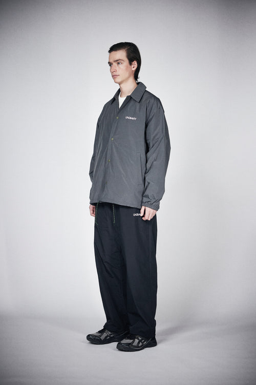 Memory Taffeta Loose Coach Jacket