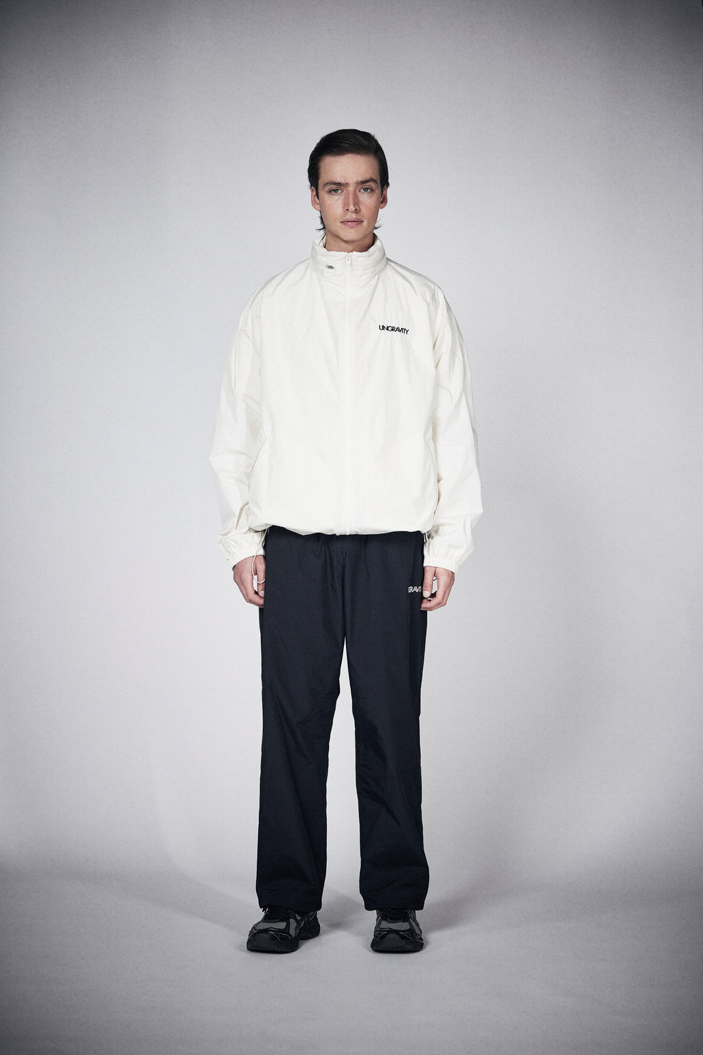 Memory Taffeta Loose Track Jacket