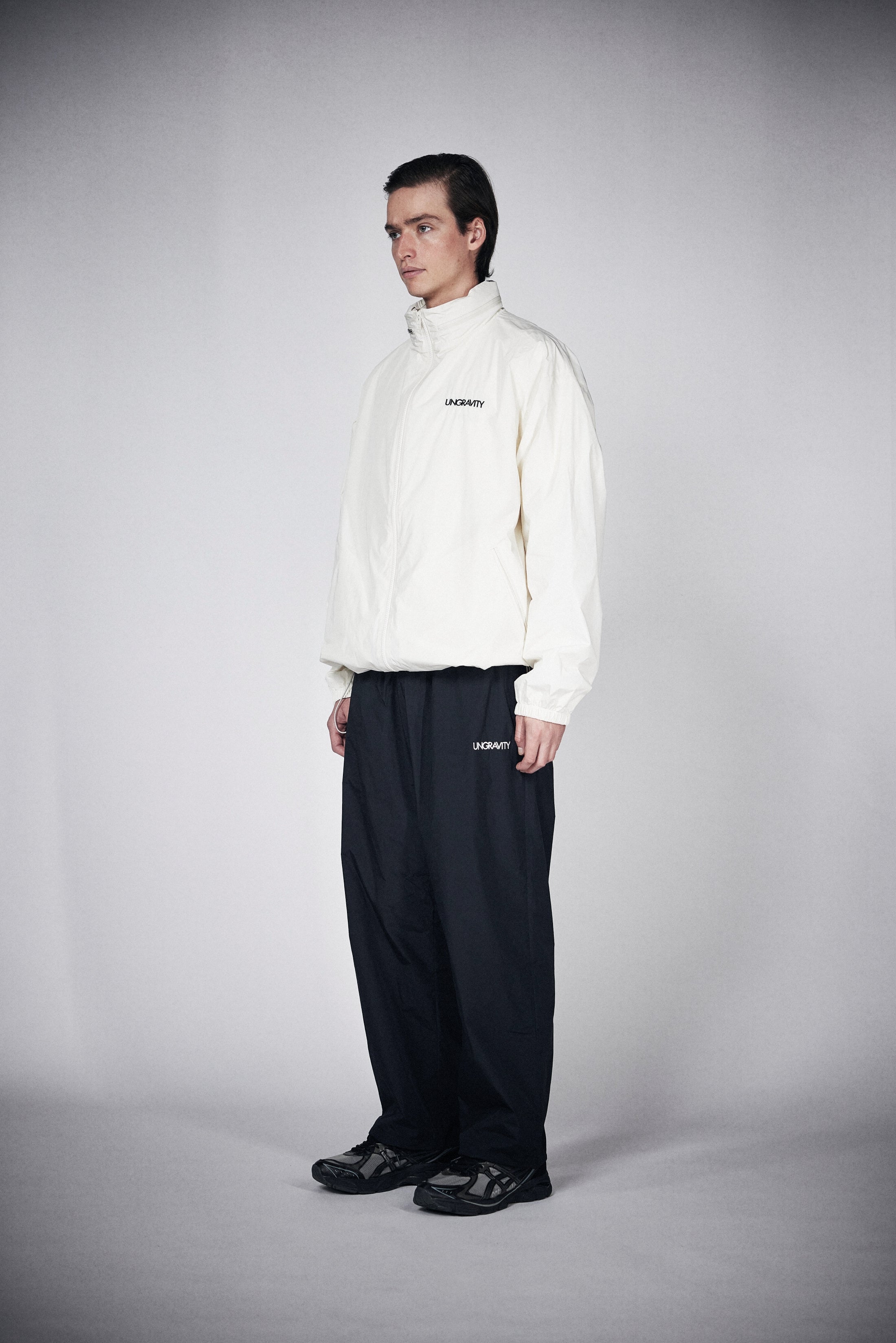 Memory Taffeta Loose Track Jacket