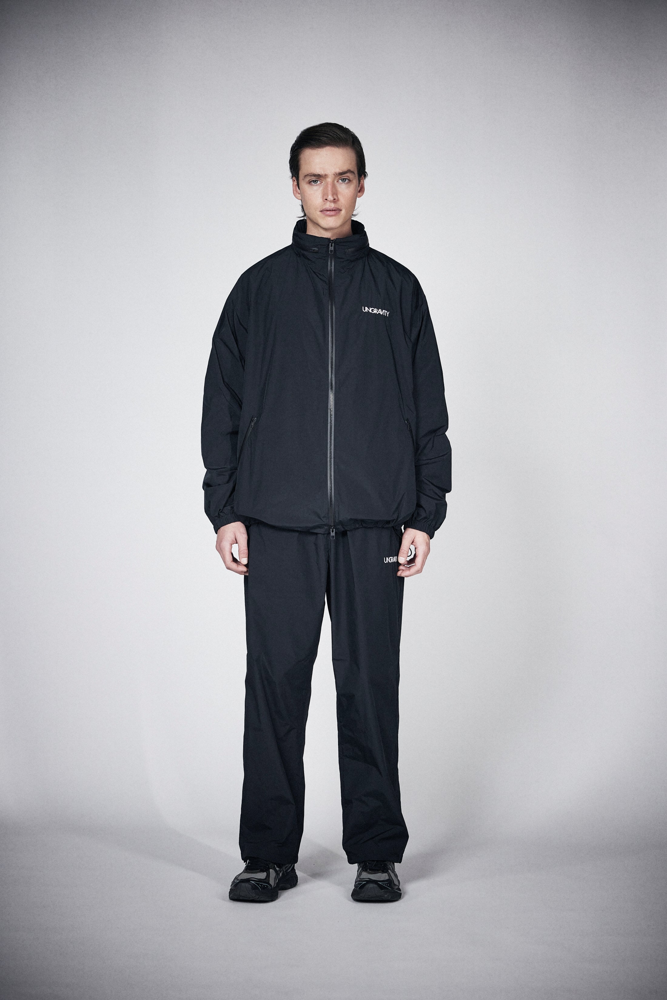 Memory Taffeta Loose Track Jacket