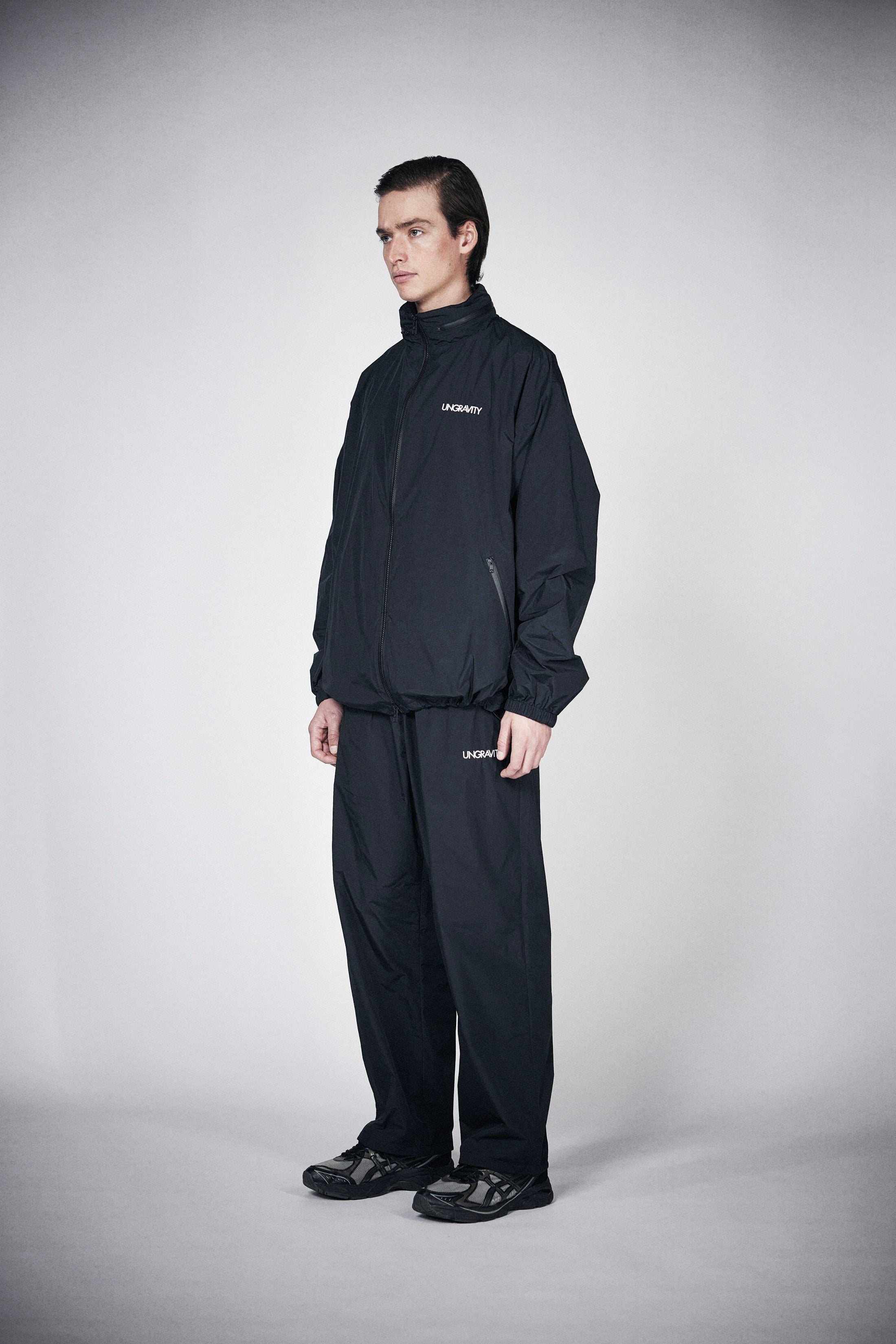 Memory Taffeta Loose Track Jacket